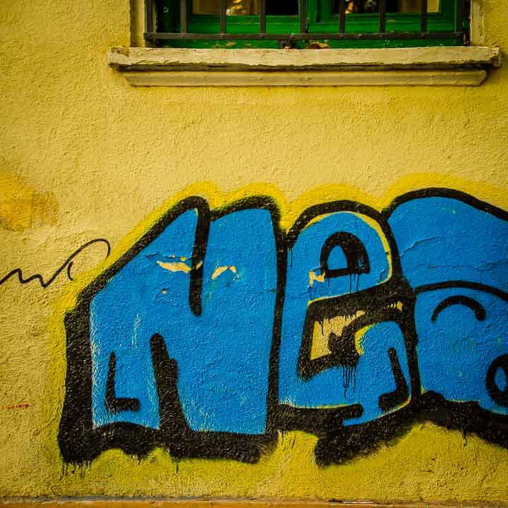 Grafiti en el barrio de las Protegidas